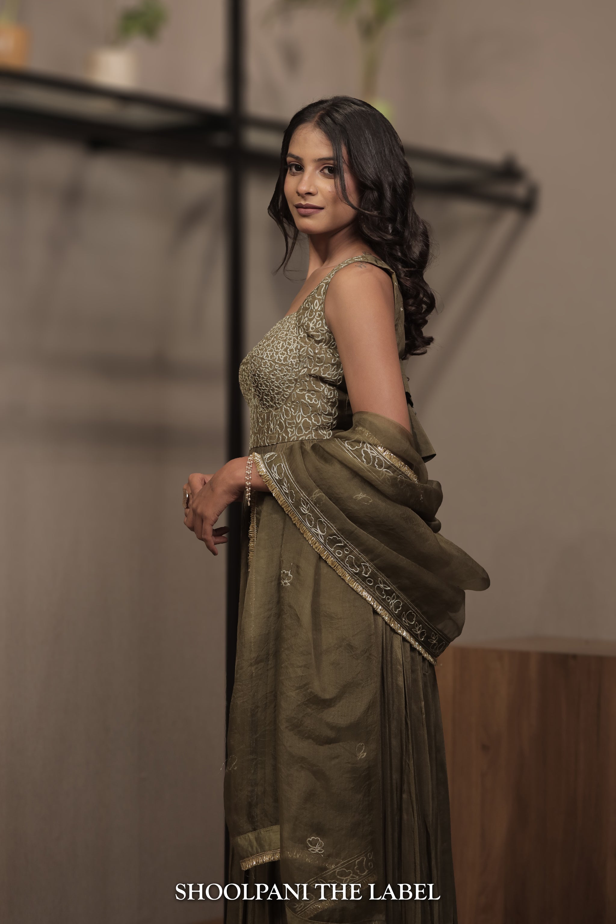Vishwa Anarkali Set - Vasant