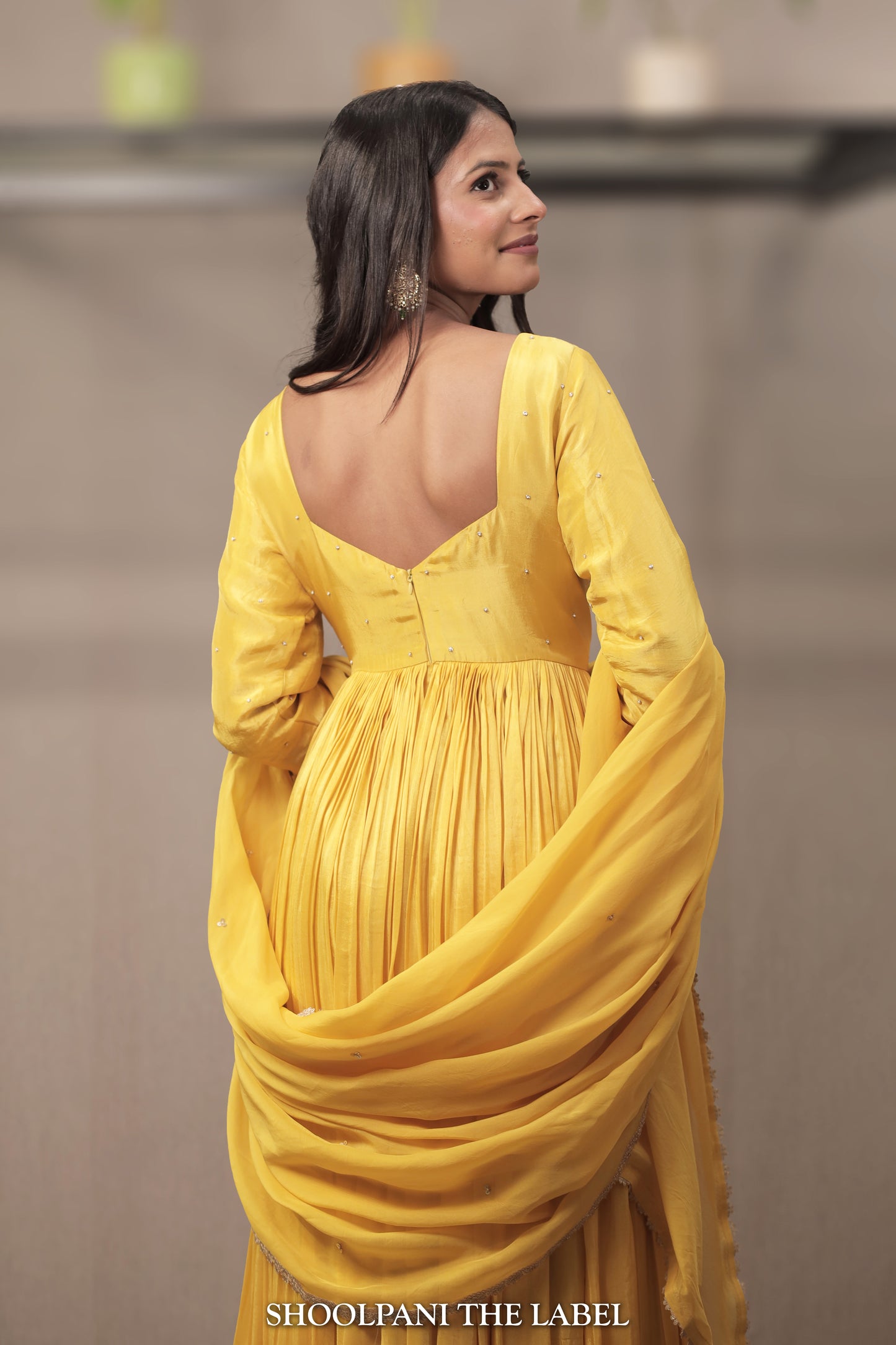 Vasant: Mustard Bloom Anarkali