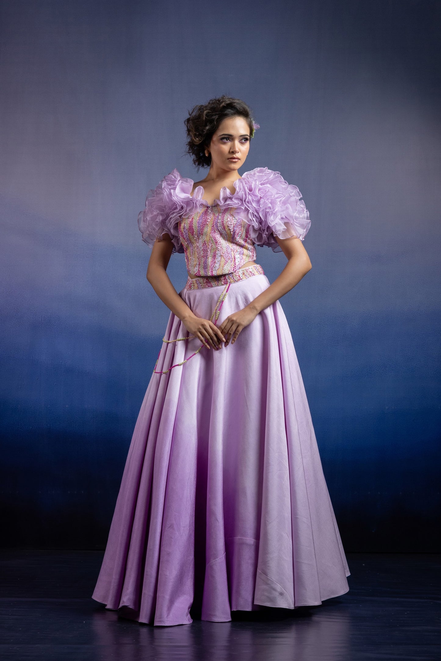 Inaya Ombré Silk Lehenga Set