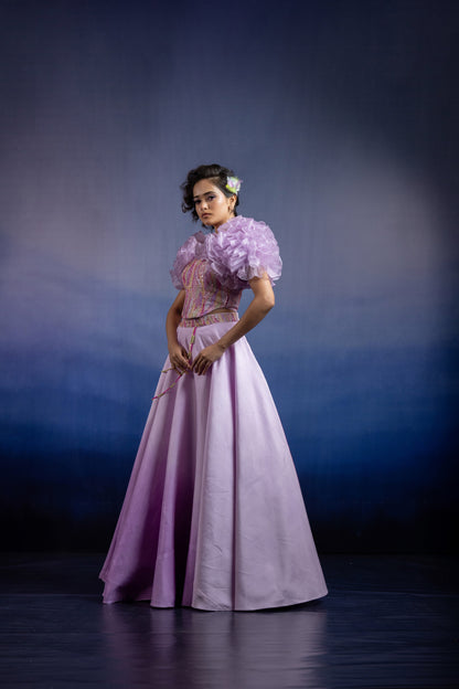 Inaya Ombré Silk Lehenga Set