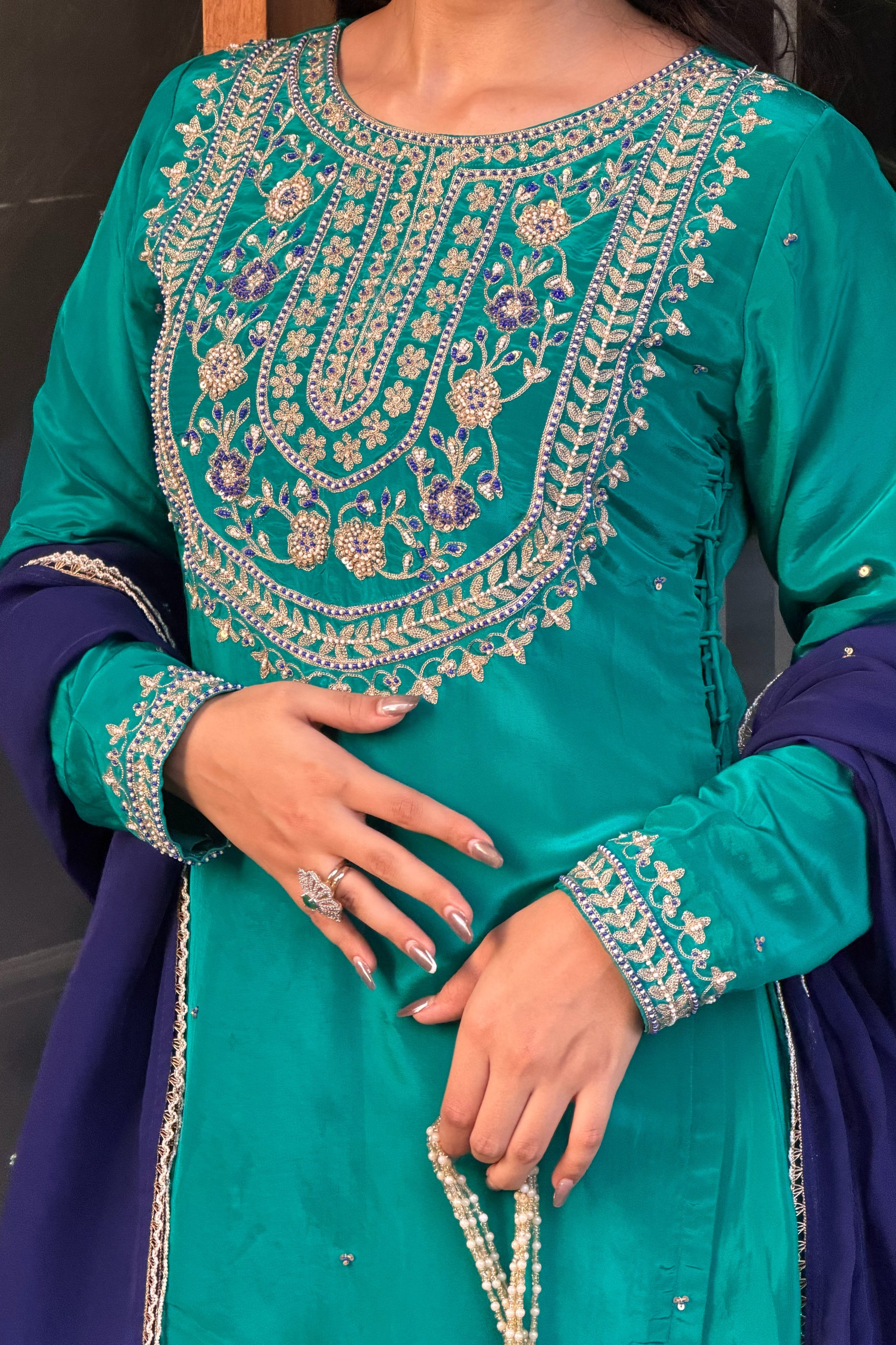Sassy Kurti & Palazzo Set - Aari