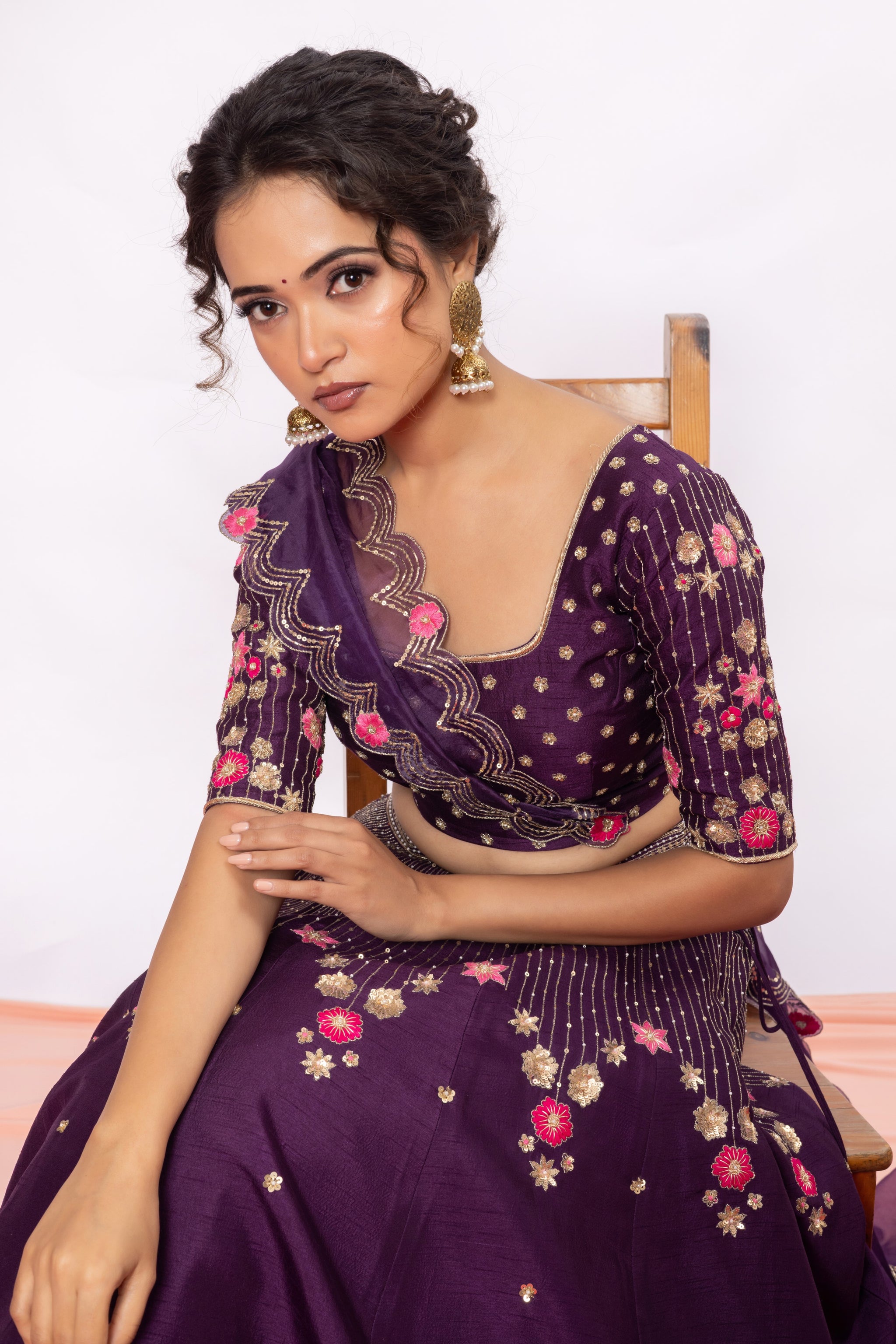 The Roshan Fizaa Lehenga Set Sitarah